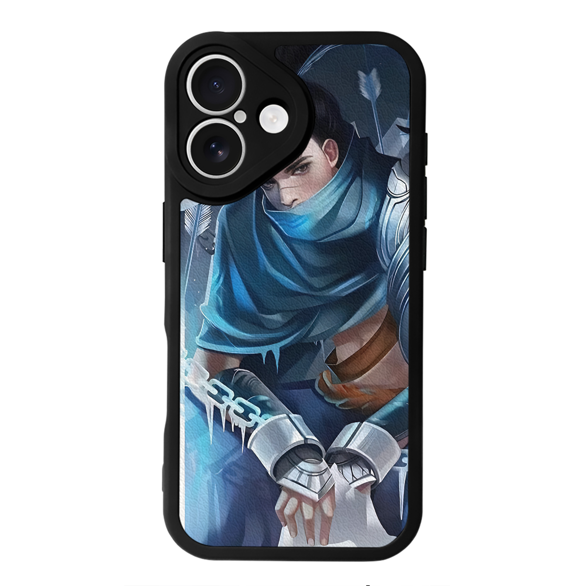 リーグ・オブ・レジェンド League of Legends LOL 【iPhone 16シリーズ対応】シリコンスマホケース（レザー調） 材質：シリコン